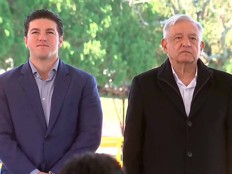 AMLO recalca labor de Samuel García en atracción de inversión extranjera