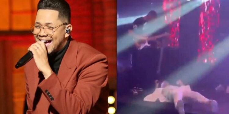 Filtran video del momento justo en que el cantante brasileño Pedro Henrique muere en el escenario