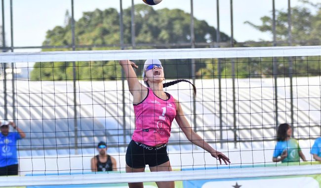 Voleibolistas mexicanos clasifican a semifinales de Tour de Playa NORCECA 2023