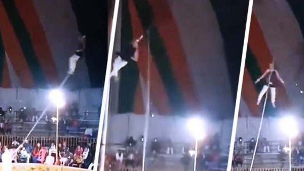VIDEO: Acróbata circense muere en plena función y las imágenes resultan estremecedoras