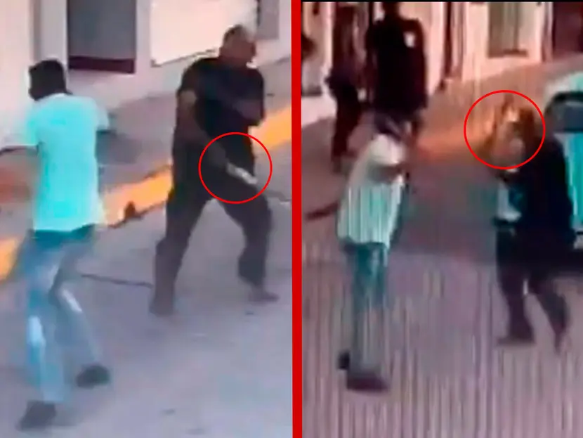 VIDEO: Hombre le corta la mano a otro de un machetazo tras intensa pelea en Oaxaca