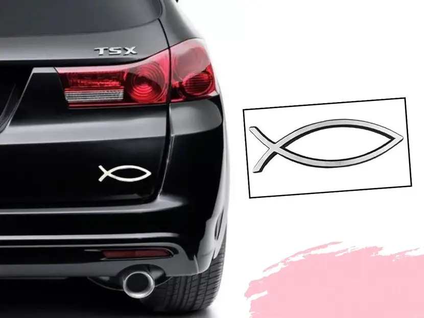 El significado profundo del Ichthys, símbolo de pez, en los automóviles