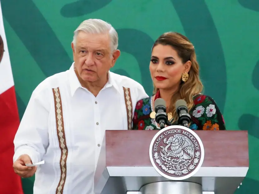 López Obrador respalda a Evelyn Salgado: "no está sola"