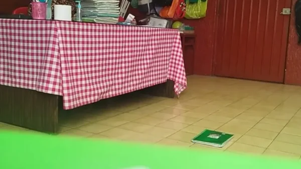 Maestra causa polémica al tirarle los libro al piso a un alumno para que los levante