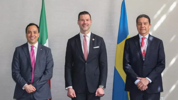 México y Suecia fortalecen relaciones comerciales, cooperación y lazos de amistad