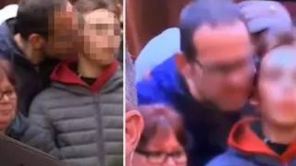 Video: Hombre muerde oreja de niño durante evento de Snooker e investigan posible caso de pedofilia