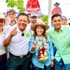 Caminan el PT y PVEM de la coalición de Morena con Lucy Meza rumbo al 2 de junio