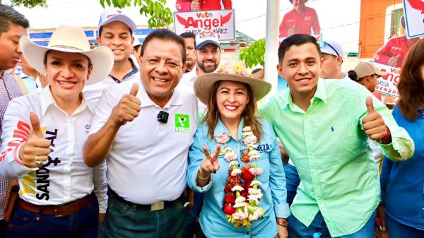 Caminan el PT y PVEM de la coalición de Morena con Lucy Meza rumbo al 2 de junio