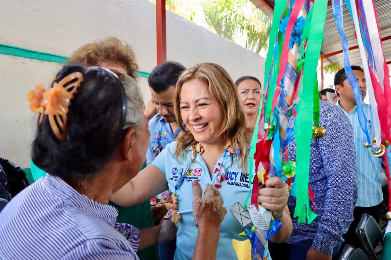 Voto masivo de mujeres en Morelos con Lucy Meza