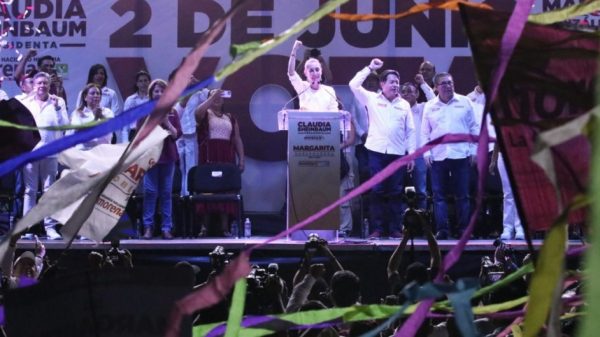 Sheinbaum y Margarita González cierran campaña en Morelos con retraso y sillas vacías