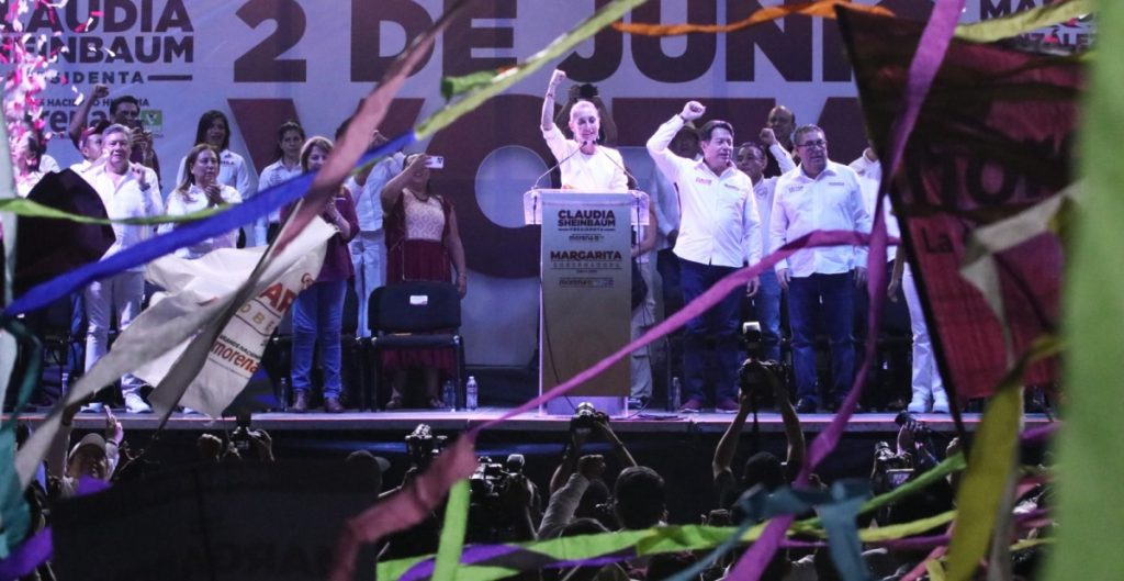 Sheinbaum y Margarita González cierran campaña en Morelos con retraso y sillas vacías