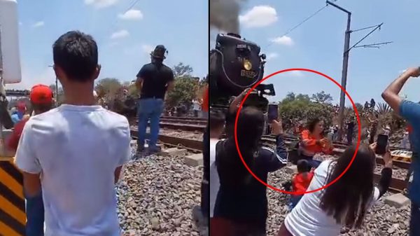 VIDEO: Joven muere tras ser impactada por el tren a vapor Empress 2816 en Hidalgo