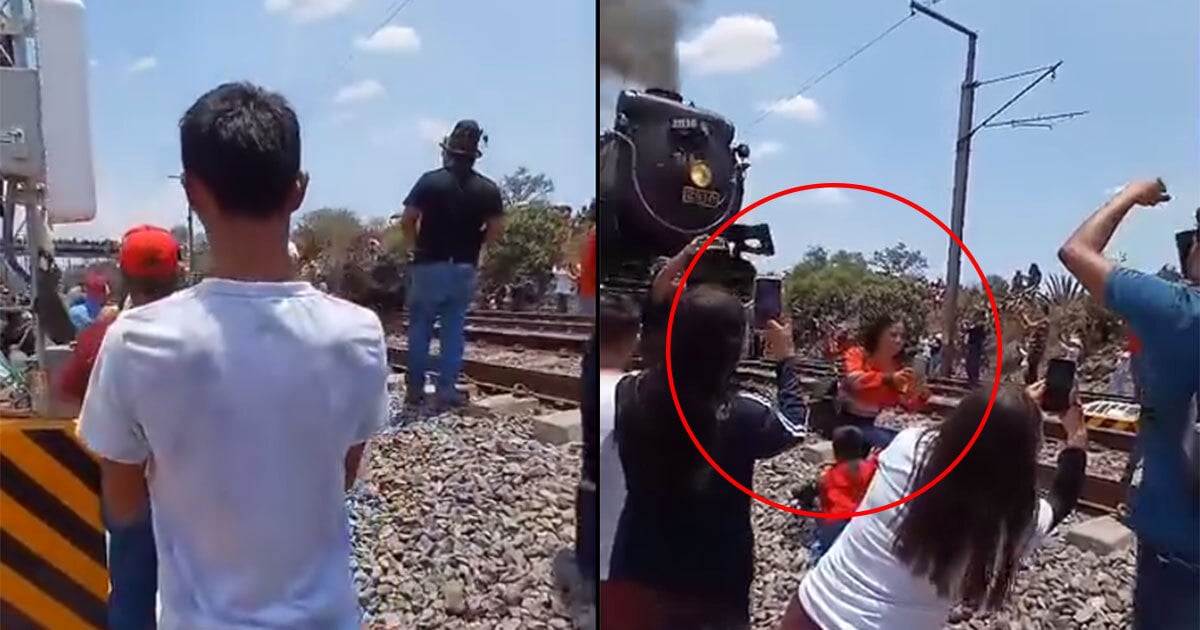 VIDEO: Joven muere tras ser impactada por el tren a vapor Empress 2816 en Hidalgo