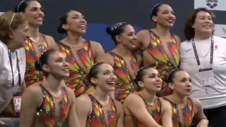 'Sirenas' mexicanas logran plata en Copa del Mundo de Natación Artística