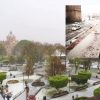 FOTOS: Así se pintó de blanco la ciudad de Morelia tras una granizada