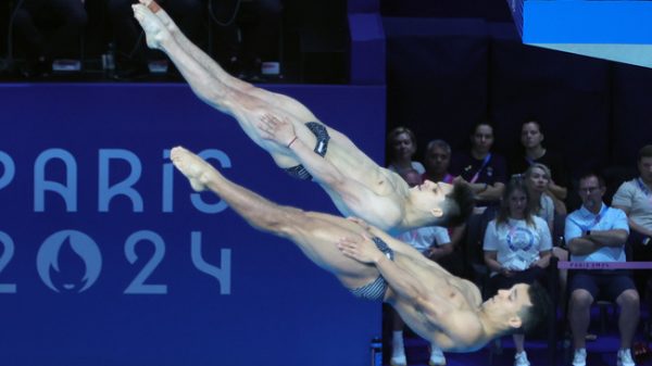 Osmar Olvera y Juan Manuel Celaya obtienen plata histórica desde el trampolín en París 2024