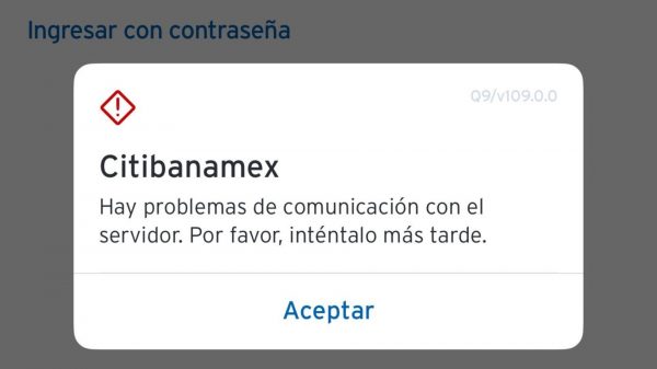 En plena quincena, se cae la aplicación de Citibanamex