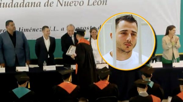 Diego Santoy, el 'asesino de Cumbres', se gradúa como abogado en cárcel de Cadereyta