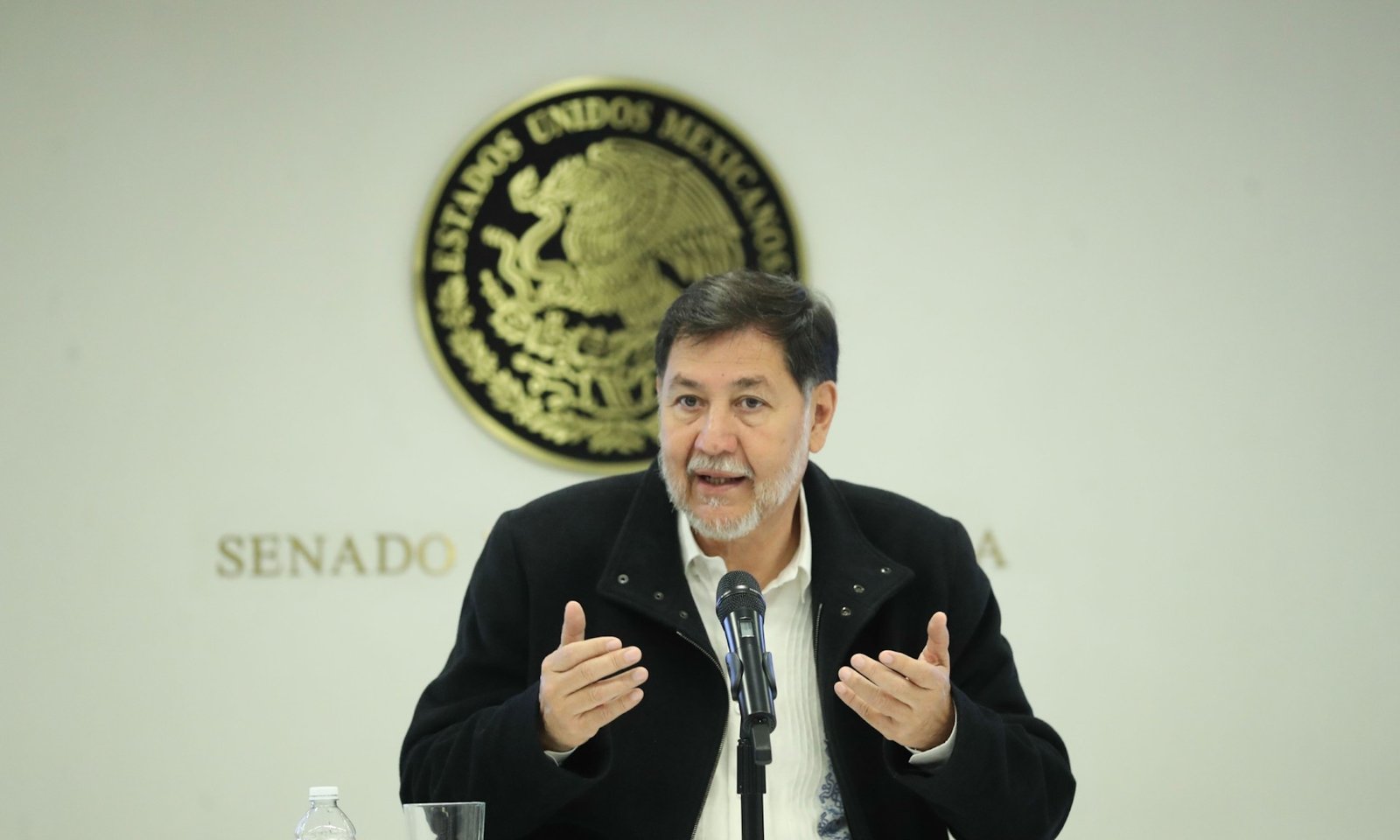 Asegura Fernández Noroña que Senado no ha recibido renuncia del ministro Ortiz Mena