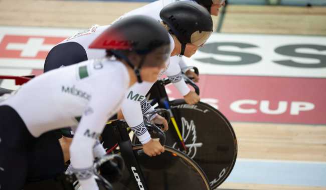 Pedalistas mexicanas consiguen top 5 en Campeonato Mundial de Pista en Dinamarca