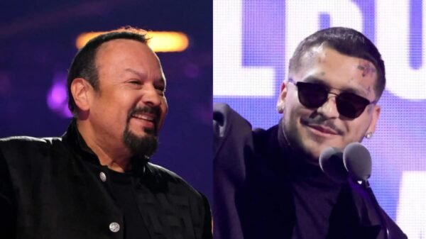 Pepe Aguilar bromea sobre la estatura de su yerno Nodal