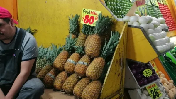 Precios de alimentos se disparan hasta en 300 % como piña, papaya, fresa, nopal