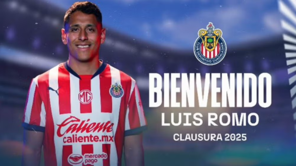 Chivas presenta oficialmente a Luis Romo como refuerzo para el Clausura 2024