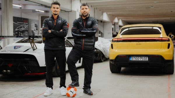 Sergio Agüero debutará como piloto de Porsche en Fórmula E