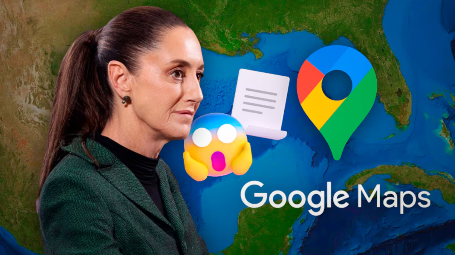 Google responde a Sheinbaum sobre la controversia del nombre del Golfo de México