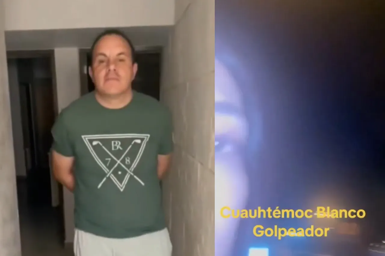 Exponen en video supuesta agresión de Cuauhtémoc Blanco a su esposa