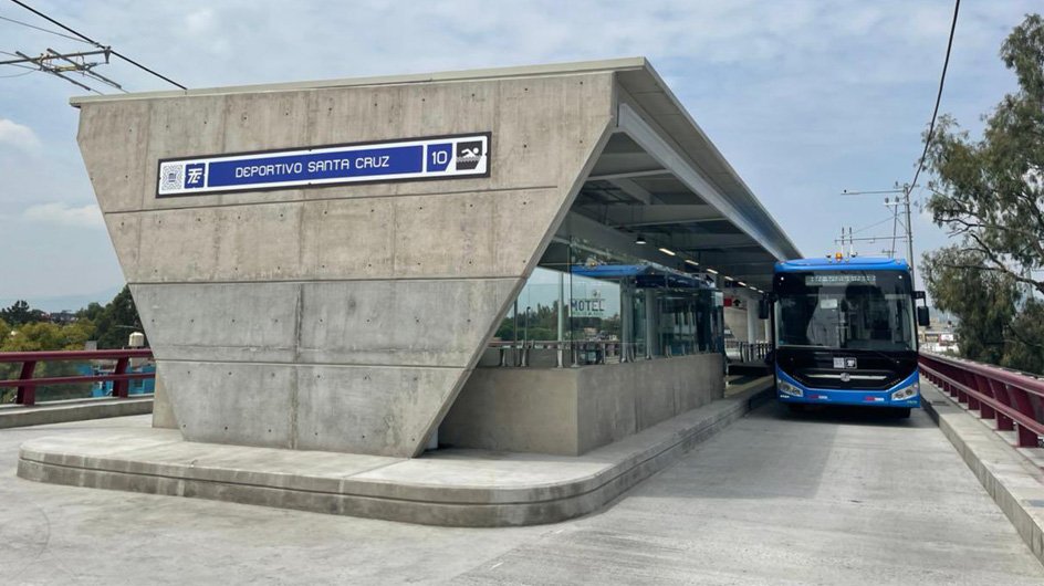 Trolebús Elevado inició operaciones entre Chalco y Santa Marta