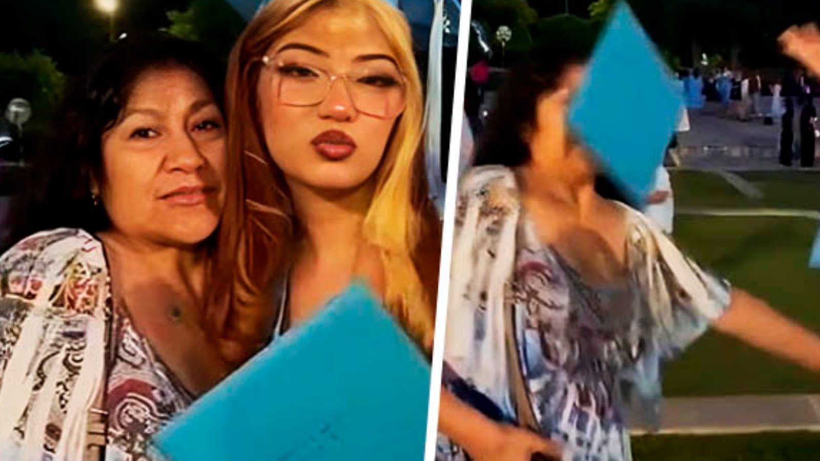 Graduada desata indignación tras lanzarle diploma en la cara a su mamá | VIDEO
