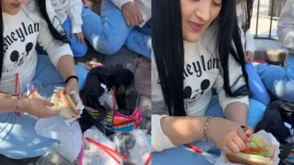 Familia mexicana se hace viral por preparar tortas en Disney y se dividen las opiniones