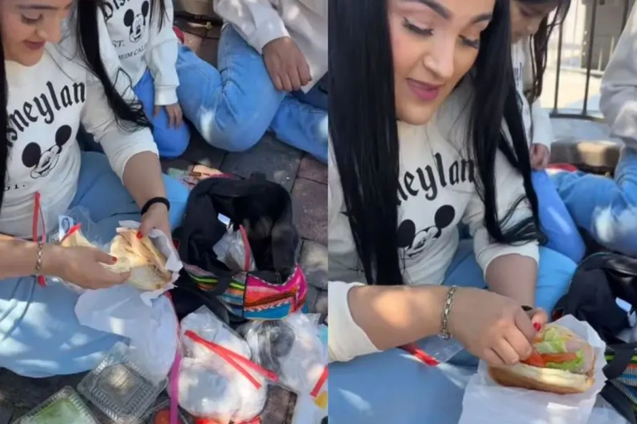 Familia mexicana se hace viral por preparar tortas en Disney y se dividen las opiniones