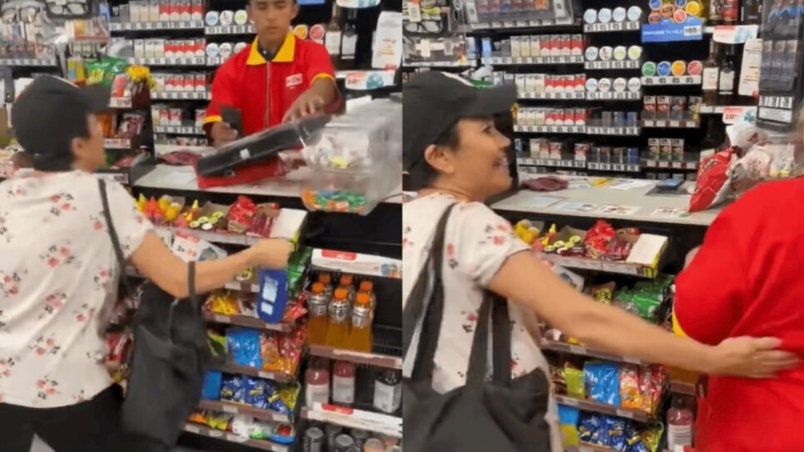 "Lady Recargas": Mujer se viraliza por desatar caos en un Oxxo tras no recibir una recarga de saldo