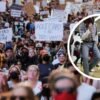 Mexicanos bailan ‘Payaso de Rodeo’ en protesta contra redadas migratorias