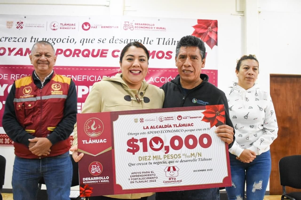 ¡Impulsa tu negocio! Apoyo de 10 mil pesos para emprendedores en Tláhuac 2025