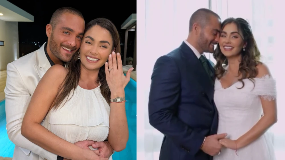 ¡Sin aviso y en secreto!: Claudia Martín y Carlos Said se casaron en la CDMX