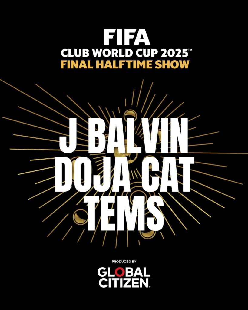 J Balvin encabezará histórico show de medio tiempo en la final de la Copa Mundial de Clubes 2025