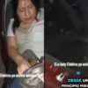 'Lady Elektra'; trabajadora ebria vomita auto de Uber y se niega a pagarle