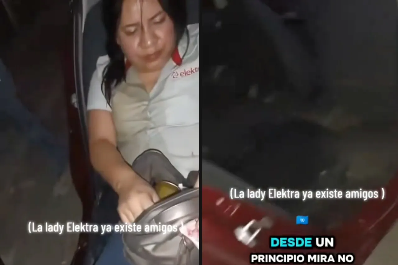 'Lady Elektra'; trabajadora ebria vomita auto de Uber y se niega a pagarle