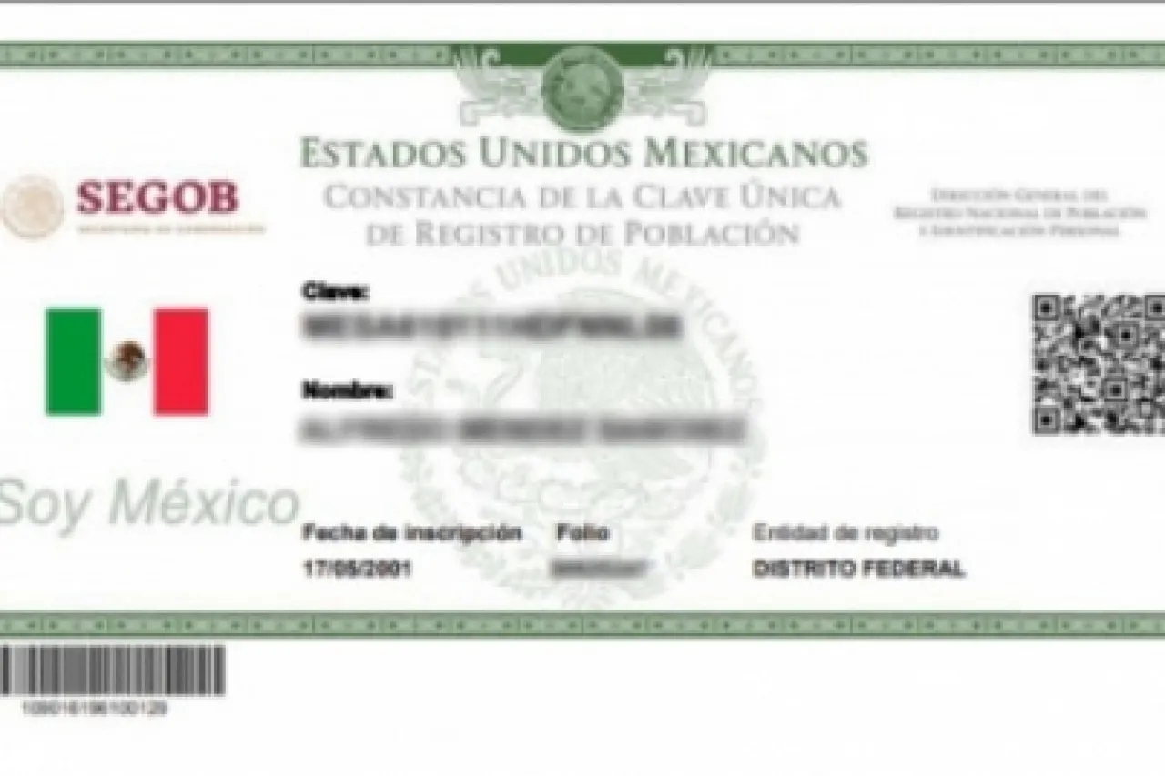Aprueba Senado CURP biométrica y uso de Llave Mx