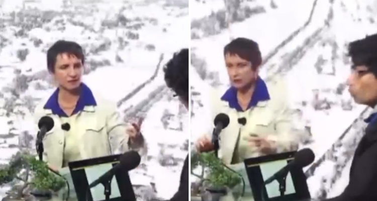 Carolina Tohá, precandidata chilena, es sorprendida por sismo 6,4 en plena entrevista em vivo