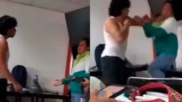“Vuélvete a burlar otra vez de mí”: Universitario agrede a profesor en Tulancingo, Hidalgo (VIDEO)