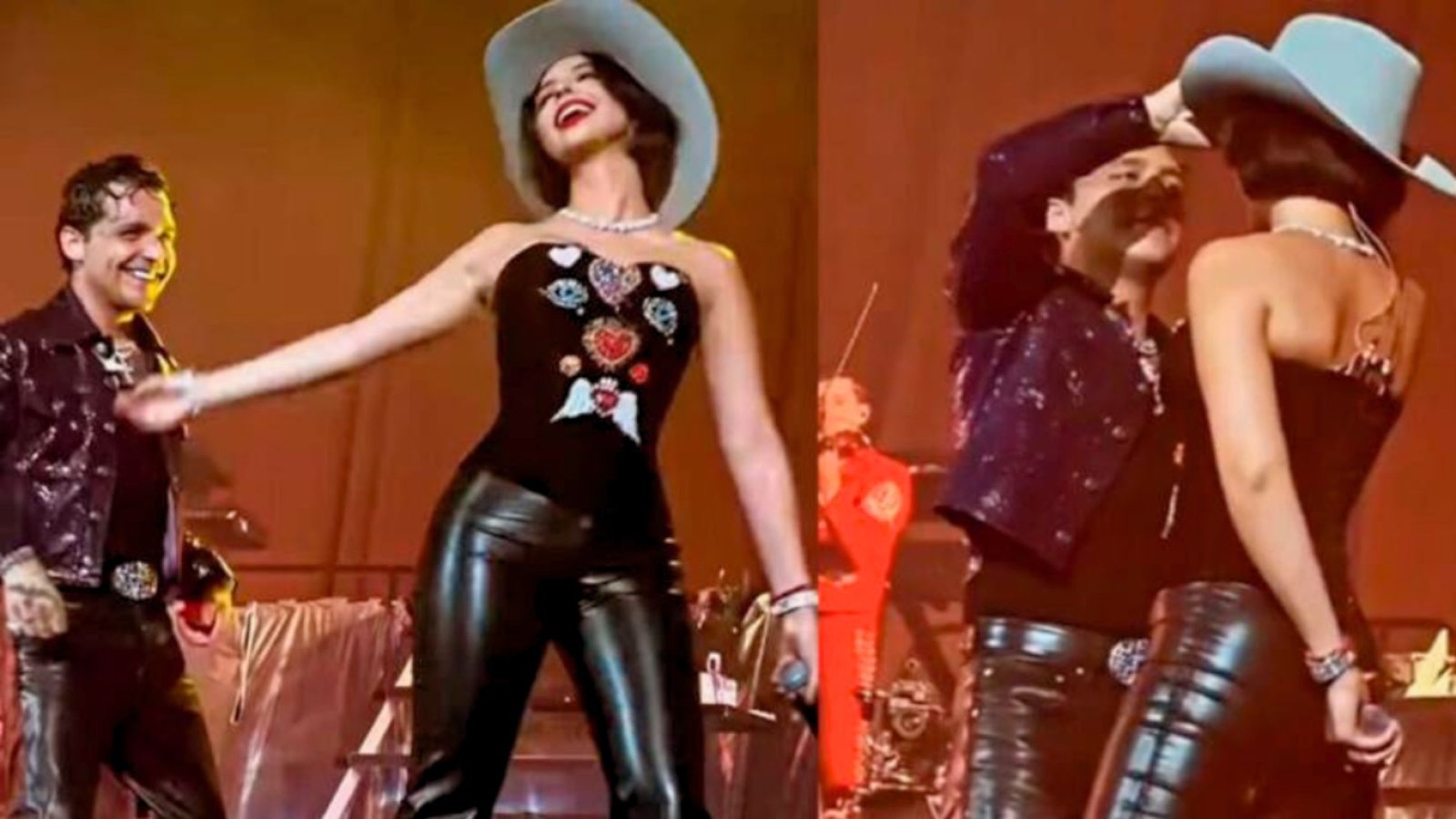 Captan a Ángela Aguilar bloqueando la vista a fan en concierto de Nodal: "Nefasta"
