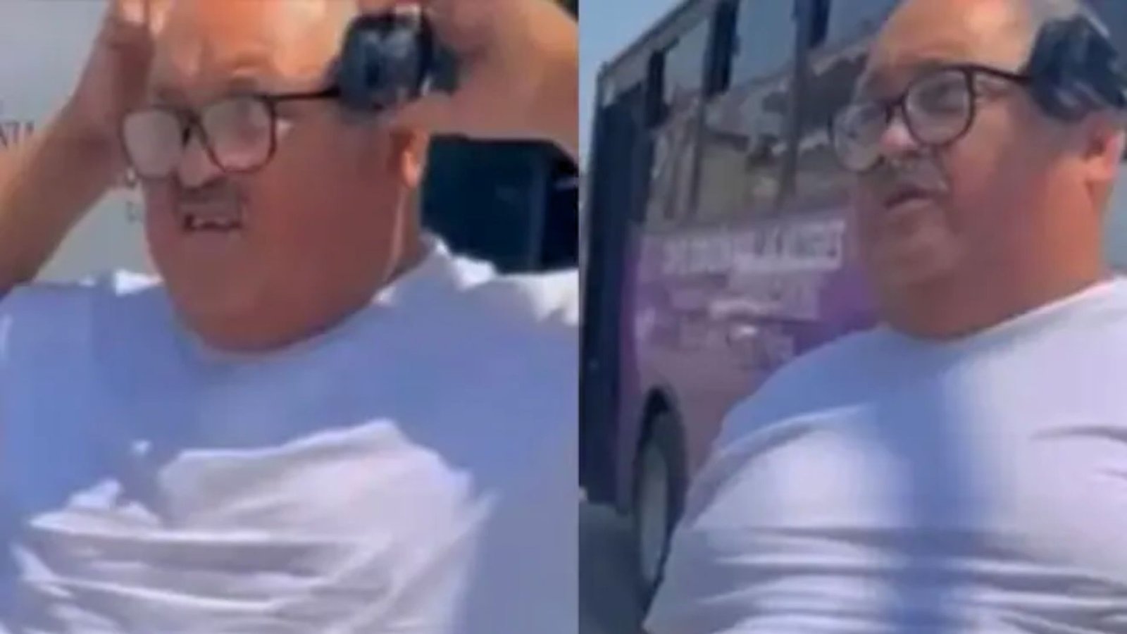 Chofer exhibido por ver videos inapropiados durante su jornada laboral