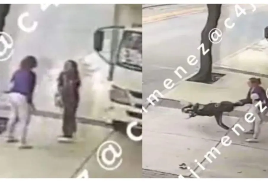 Video: Mujer golpea brutalmente a su hija en calles de la CDMX
