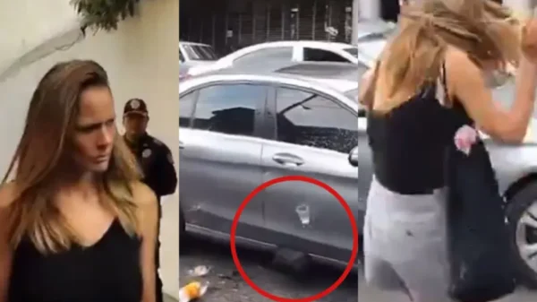 Lady Racista recupera su bolso gracias a un policía tras agresión en juzgado de CDMX