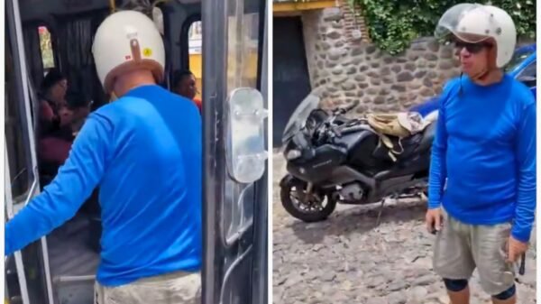 ‘Lord Gringo’: extranjero bloquea calle con su moto y desata polémica en Jalisco
