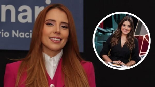 Ella es Mariana Hernández Carrillo, media hermana de Majo Aguilar y conductora de noticias
